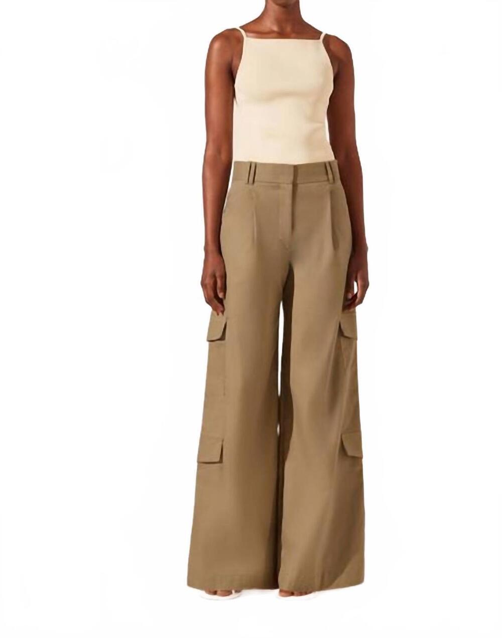 NEW SHONA JOY sabato slouchy cargo pant in beige